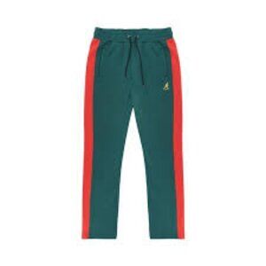 Kangol Joggers Pants in Forest Green and Bold Red